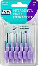 Interdental Brush Set 'Extra Soft',1.1 mm - TePe Interdental Brush Extra Soft Size 6 — photo N1