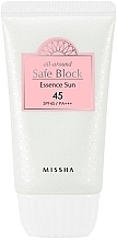 Fragrances, Perfumes, Cosmetics Sun Essence - Missha All Around Safe Block Essence Sun SPF45+/PA+++