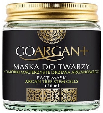 Facial Mask - Nova Kosmetyki GoArgan+ Argan Tree Stem Cells Face Mask — photo N1