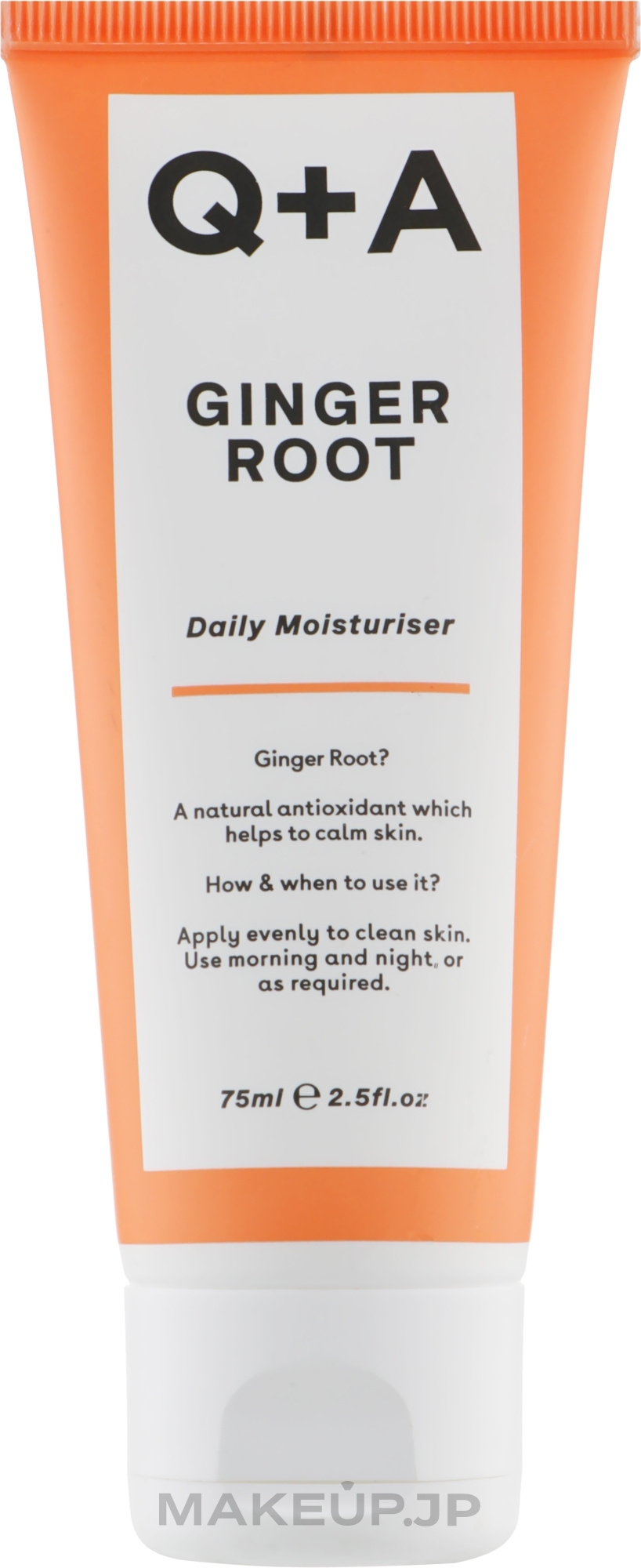 Moisturizing Face Cream - Q+A Ginger Root Daily Moisturiser — photo 75 ml