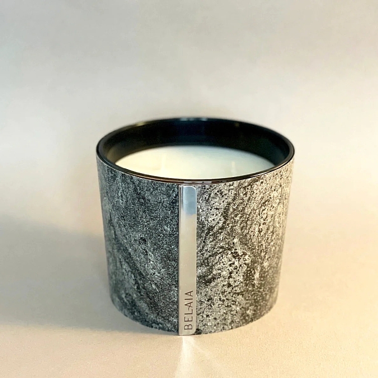 キャンドルホルダー「グラナイト」キャンドル用 500g - Belaia Candle Reversible Sleeve	 — photo N2