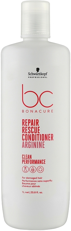 Damaged Hair Conditioner - Schwarzkopf Professional Bonacure Repair Rescue Conditioner Arginine — photo N2