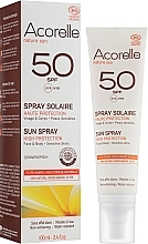 Organic Sun Spray SPF 50 - Acorelle Sun Spray High Protection Sensitive Skins — photo N2