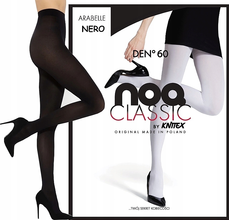 Arabelle Microfiber Tights, 60 Den, nero - Knittex — photo N2