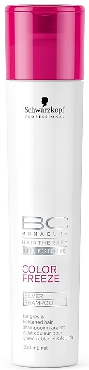 Colored Hair Shampoo - Schwarzkopf Professional BC Bonacure Color Freeze Silver Shampoo — photo N1