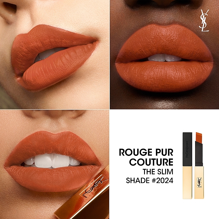 Matte Lipstick - Yves Saint Laurent Rouge Pur Couture The Slim Lipstick — photo N4