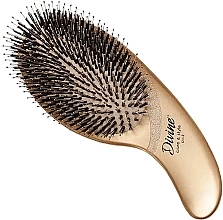 Fragrances, Perfumes, Cosmetics Massage Hair Brush, combined bristles, gold - Olivia Garden Expert Care Curve Boar & Nylon Bristles Gold