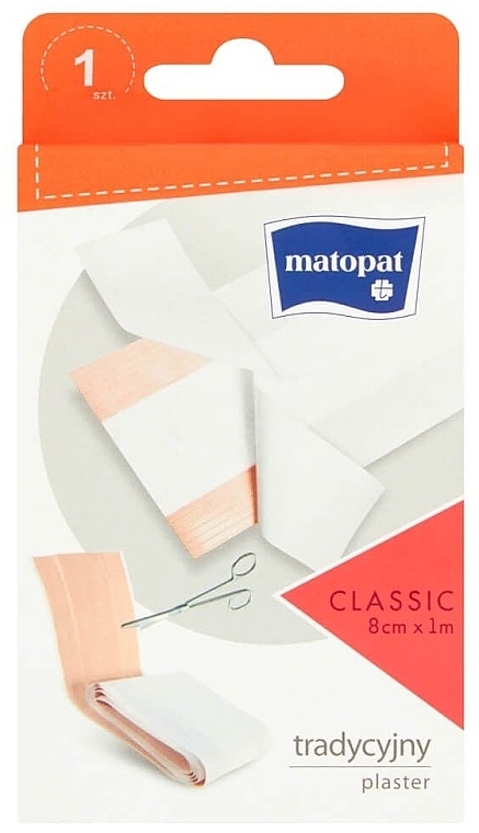 Medical Sheet Patch, 8 cm x 1 m - Matopat Classic — photo N1