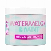 Fragrances, Perfumes, Cosmetics Body Scrub 'Watermelon & Mint' - Fluff Watermelon & Mint Body Scrub