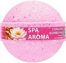 Salt Bath Bomb 'Lotus & Almond Oil' - Bioton Cosmetics Spa & Aroma Bath Bomb — photo N1
