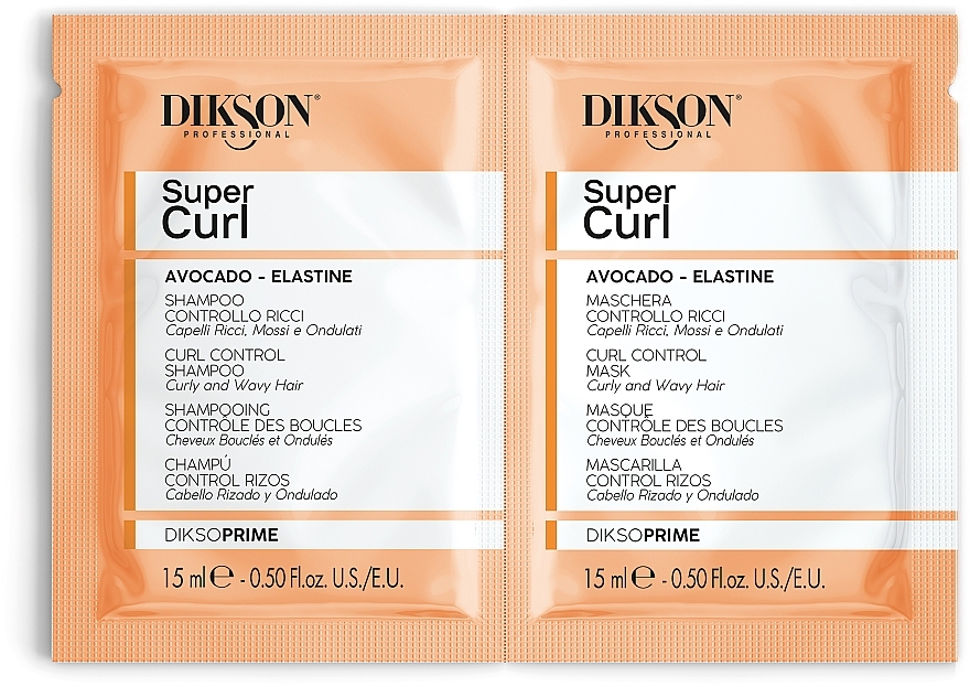 GIFT! Set - Dikson Super Curl (h/shm/15ml+h/mask/15ml) — photo N1