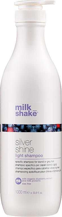 Blonde Hair Shampoo - Milk Shake Silver Shine Light Shampoo — photo N2