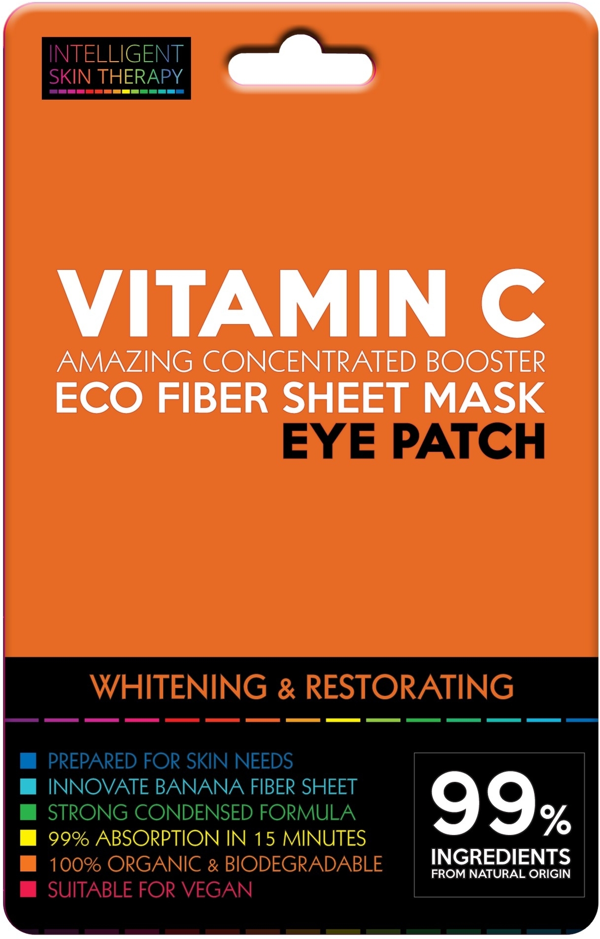 Eye Patches - Beauty Face IST Whitening & Restorating Eye Patch Active Vitamin C — photo 2 szt.