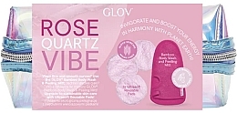 Fragrances, Perfumes, Cosmetics Set - Glov Rose Quartz Vibe Set (f/pads/3szt + peeling/mitt/1szt + bag/1szt)