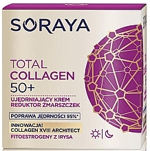 Fragrances, Perfumes, Cosmetics Anti-Wrinkle Day and Night Repair Cream 50+ - Soraya Total Collagen 50+