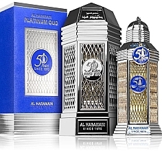Fragrances, Perfumes, Cosmetics Al Haramain 50 Years Platinum Oud - Eau de Parfum