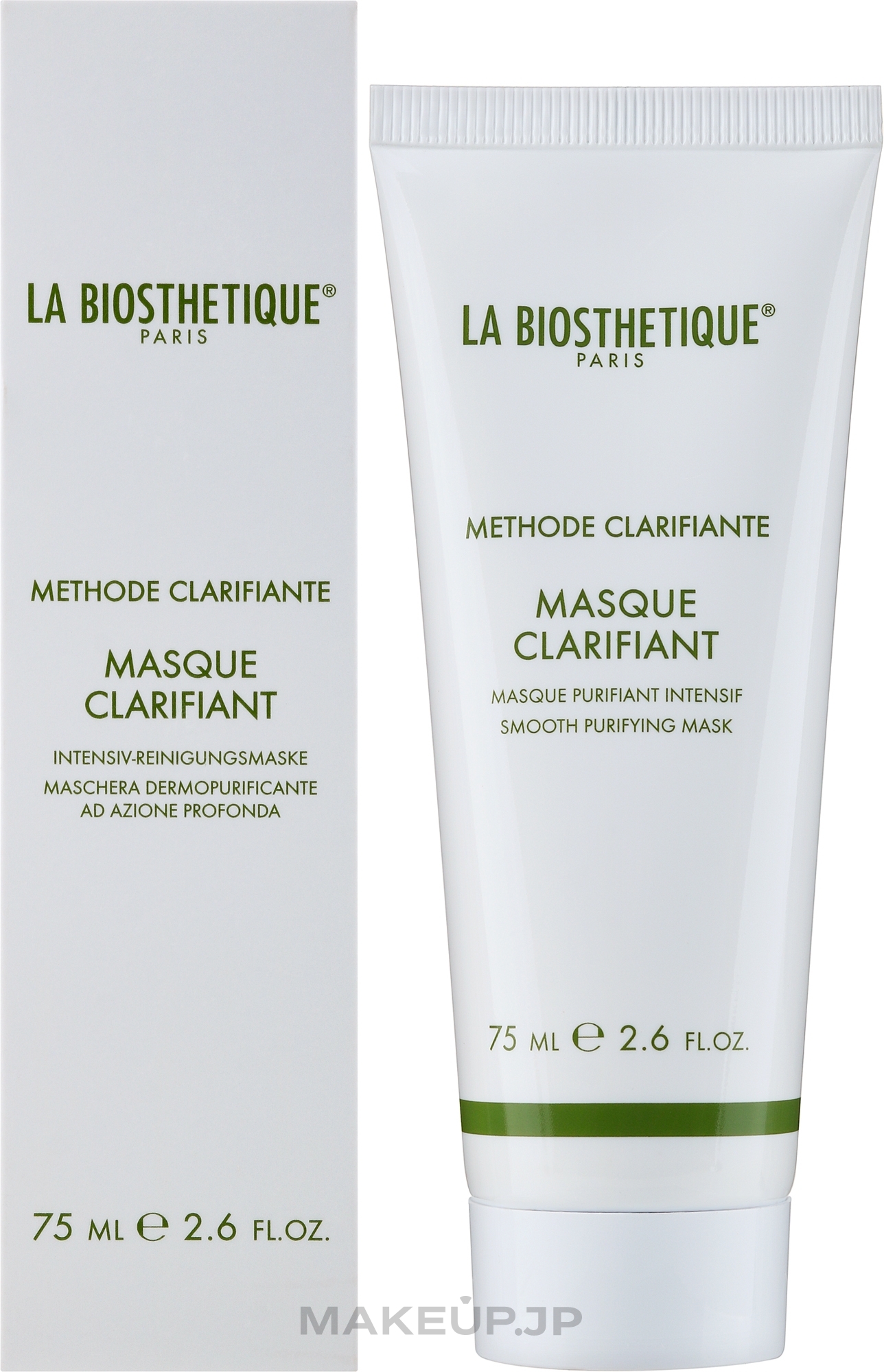 Clarifying Face Mask for Oily & Damaged Skin - La Biosthetique Methode Clarifiante Masque Clarifant — photo 75 ml