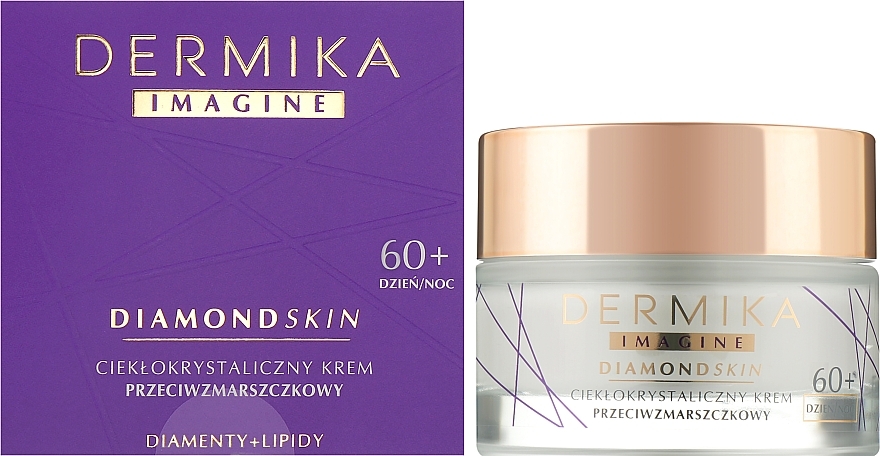 Liquid Crystal Anti-Wrinkle Cream - Dermika Imagine Diamond Skin 60+ — photo N2