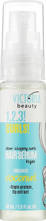 カリーヘア用 セラム - Victoria Beauty 1,2,3! Curls! Hair Serum — photo N1