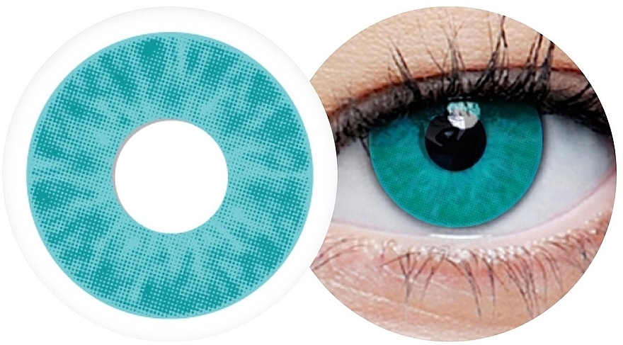 One-Day Color Contact Lenses 'Blue Walker', 2 pieces - Clearlab ClearColor 1-Day Phantom — photo N2