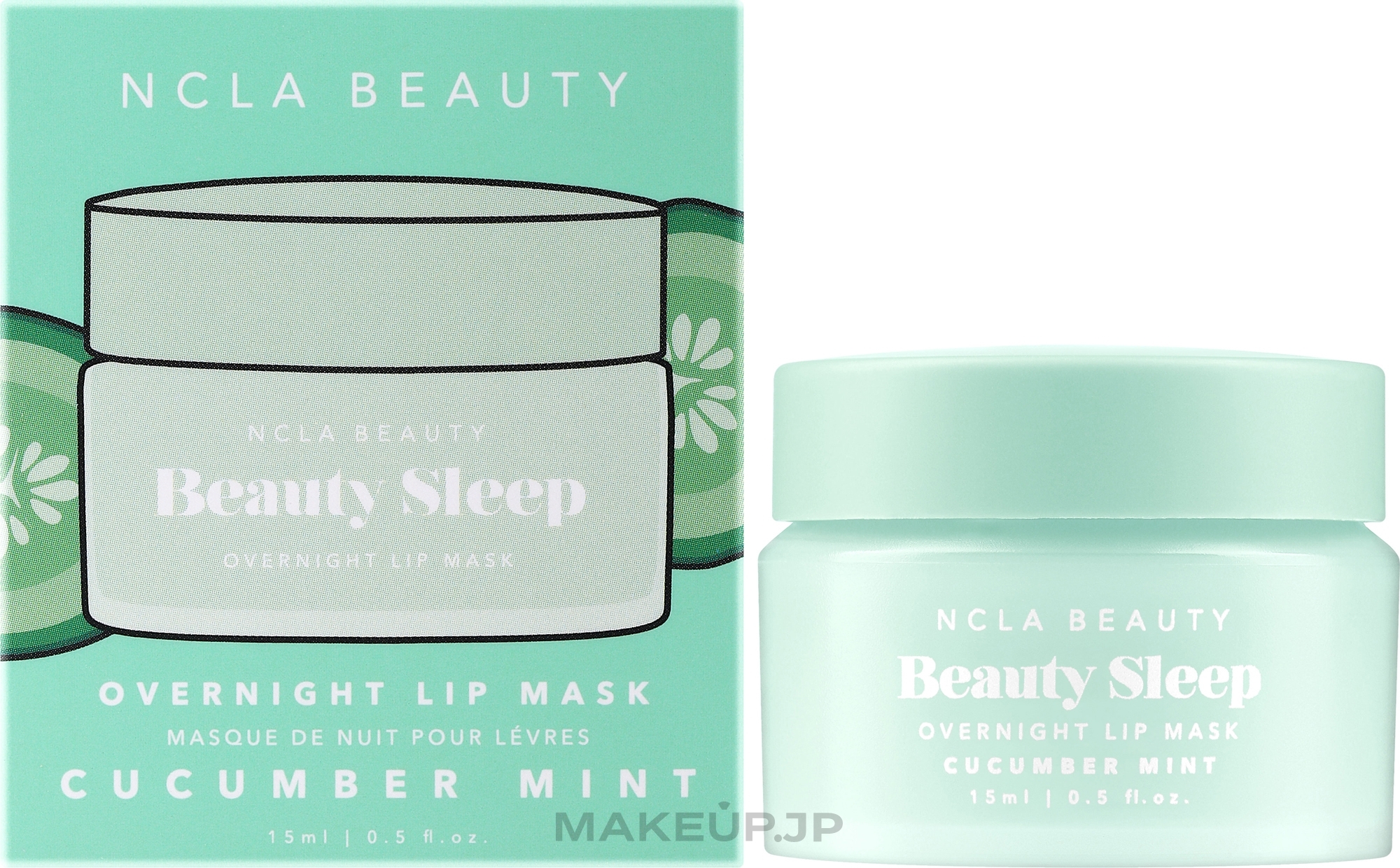 Night Lip Mask - NCLA Beauty Beauty Sleep Overnight Lip Mask Cucumber Mint — photo 15 ml