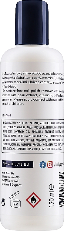 Nail Polish Remover - KillyS Acetone-Free Nail Polish Remover — photo N2