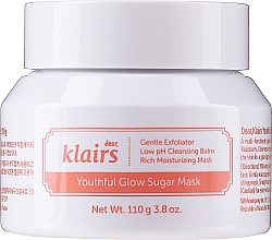 Fragrances, Perfumes, Cosmetics Glow Sugar Mask-Scrub - Klairs Youthful Glow Sugar Mask