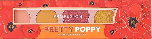 Eyeshadow Palette - Profusion Cosmetics Blooming Hues 5-Shade Palette — photo N4