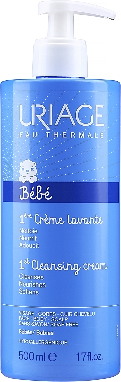 Cleansing Foaming Cream for Kids and Babies - Uriage Babies Cream Lavante — photo N3