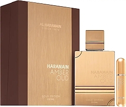 Fragrances, Perfumes, Cosmetics Al Haramain Amber Oud Gold Edition - Set (edp/200ml + atomiser/10ml)