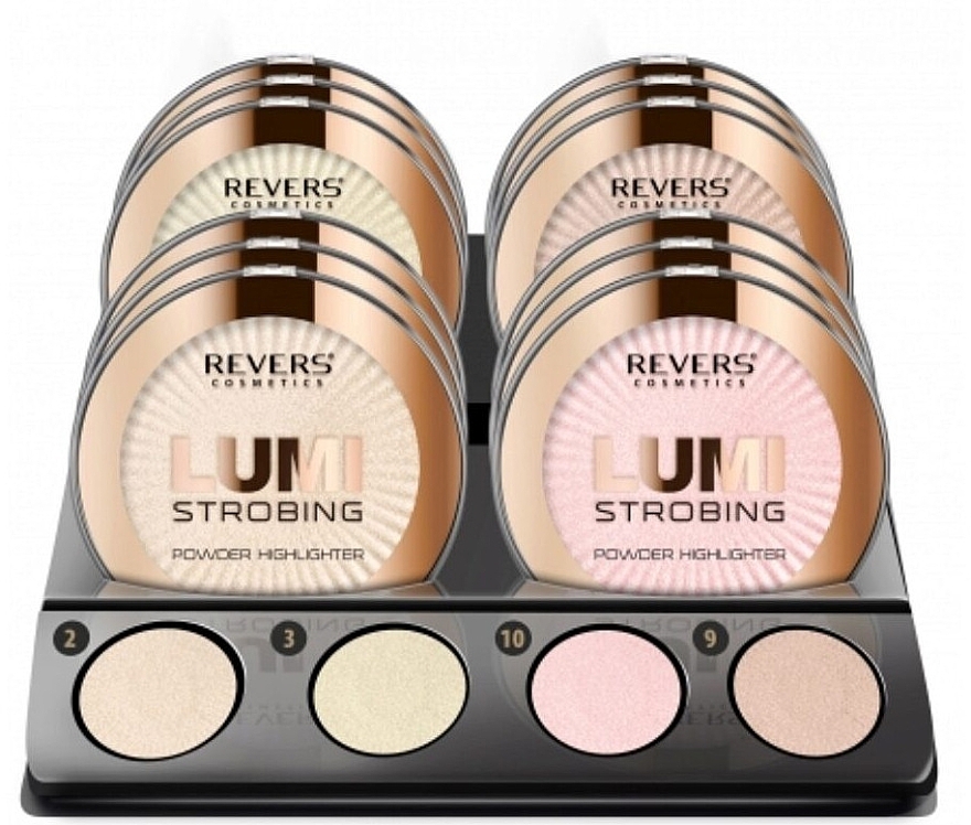 Set - Revers Cosmetics Set (highlighter /8g*12) — photo N1