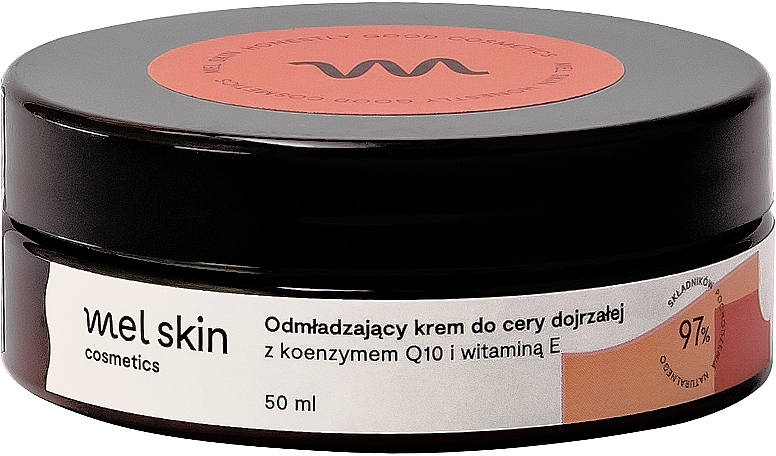 Rejuvenating Coenzyme Q10 & Vitamin E Cream for Mature Skin - Mel Skin — photo N1