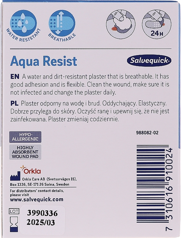 Waterproof Patch, small - Salvequick — photo N2