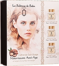 Fragrances, Perfumes, Cosmetics Set - La Sultane De Saba Bio Argan & Orange Blossom (f/cr/50ml + f/mask/50ml + f/exfoliant/50ml)