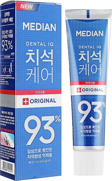 Whitening Anti-Plaque Toothpaste with Mint Flavor - Median Toothpaste Original — photo N1