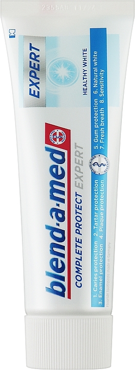 Toothpaste - Blend-a-med Complete Protect Expert Healthy White Toothpaste — photo N1