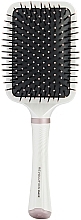 Wide Hair Brush, rose gold - Revolution Haircare Mega Brush Paddle Hairbrush Rose Gold — photo N1