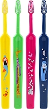 Kids Toothbrushes, yellow+green+red+blue - TePe Kids Extra Soft — photo N1