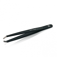 Fragrances, Perfumes, Cosmetics Straight Brow Tweezer, black - Beter Elite Varnished Crab Point Tweezers