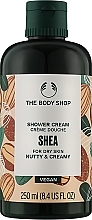 Fragrances, Perfumes, Cosmetics Shower Cream for Dry Skin with Shea Butter - The Body Shop Shower Cream Shea Vegan