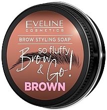 Eveline Cosmetics Brow & Go Brow Styling Soap - Brow Soap — photo N1