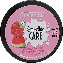 Fragrances, Perfumes, Cosmetics Body Moisturizing Cream "Watermelon and Strawberry" - Bielenda Smoothie Care