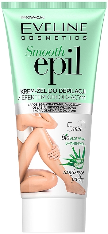 Cooling Hair Removal Gel - Eveline Cosmetics Smooth Epil — photo N1