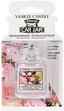 Fragrances, Perfumes, Cosmetics Car Air Freshener - Yankee Candle Car Jar Ultimate Fresh Cut Roses