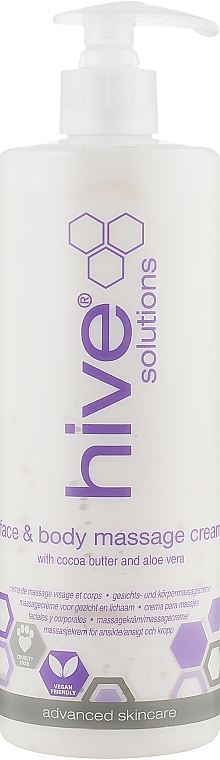 Massage Cream - Hive Solutions Face & Body Massage Cream — photo N1