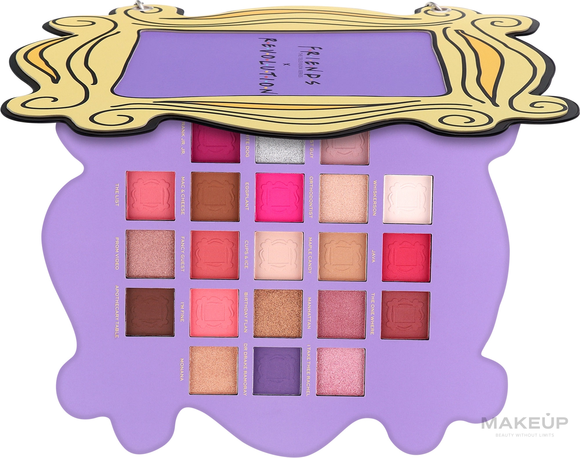 Eyeshadow Palette - Makeup Revolution X Friends Open The Door Shadow Palette — photo 21 x 1.2 g