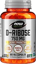 Dietary Supplement, 120 capsules - Now Foods Sports D-Ribose — photo N1