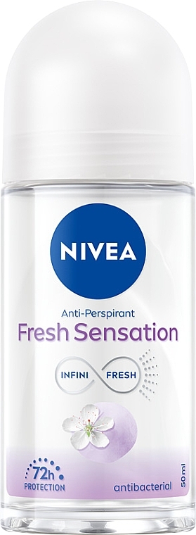 Roll-On Deodorant - Nivea Fresh Sensation Antiperspirant Antibacterial — photo N1