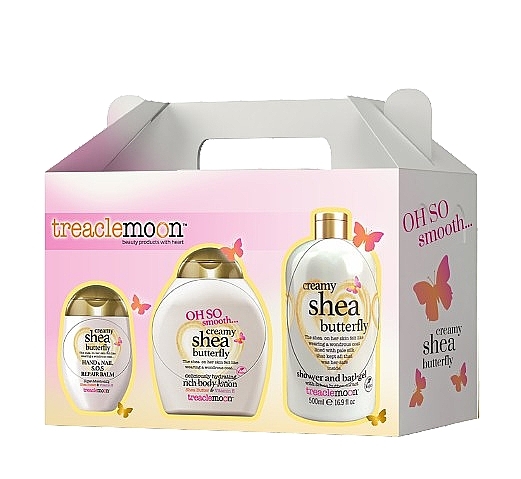 Set - Treaclemoon Creamy Shea Butterfly (sh/gel/50ml + b/lot/250ml + h/cr/75ml) — photo N1