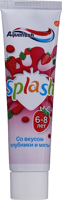Kids Strawberry and Mint Toothpaste - Aquafresh Splash — photo N1